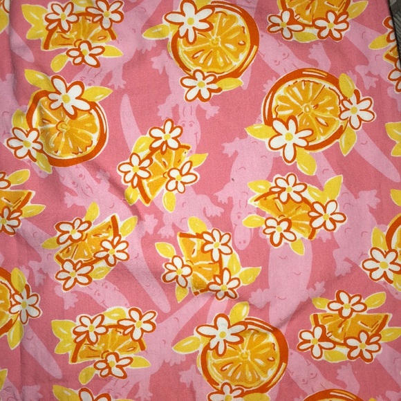 SOLD 🌴Lilly Pulitzer Orange Sliced Skirt Vintage - Picture 3 of 6